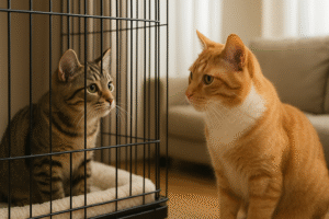 保護猫と先住猫の隔離期間｜初対面とケージから出すタイミングは？安全な慣らし方を徹底解説！