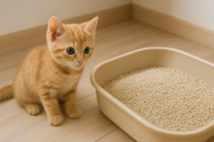 猫がトイレの砂を食べるのはなぜ？安全な砂の種類とやめさせる方法を解説