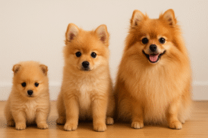 ポメラニアンの体重と体高｜月齢別の成長推移とケージの大きさ選びを解説！