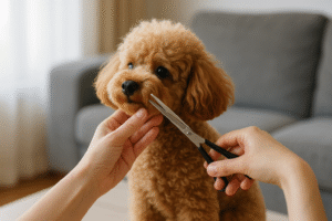 トイプードルのセルフカットで顔まわりを整えるコツ｜初心者でも失敗しないやり方を解説！