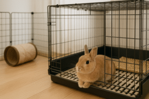 うさぎをケージから出さないのはNG？部屋んぽの必要性と代替方法を解説
