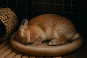 うさぎがずっと寝てるのは普通？病気との見分け方と安心できる環境作り