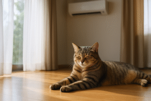 猫の室内温度は季節でどう変える？夏冬の適温とエアコン設定を徹底解説！