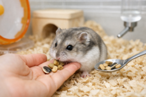 ジャンガリアンハムスターの餌の量はどれくらい？適量の目安とヒマワリの種の個数も解説