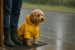犬の雨の日の散歩は行かない方が良い？楽しく過ごす工夫とストレス発散法
