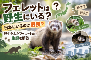 フェレットは野生にいる？日本にいるのは野良？野生化したフェレットの生態を解説